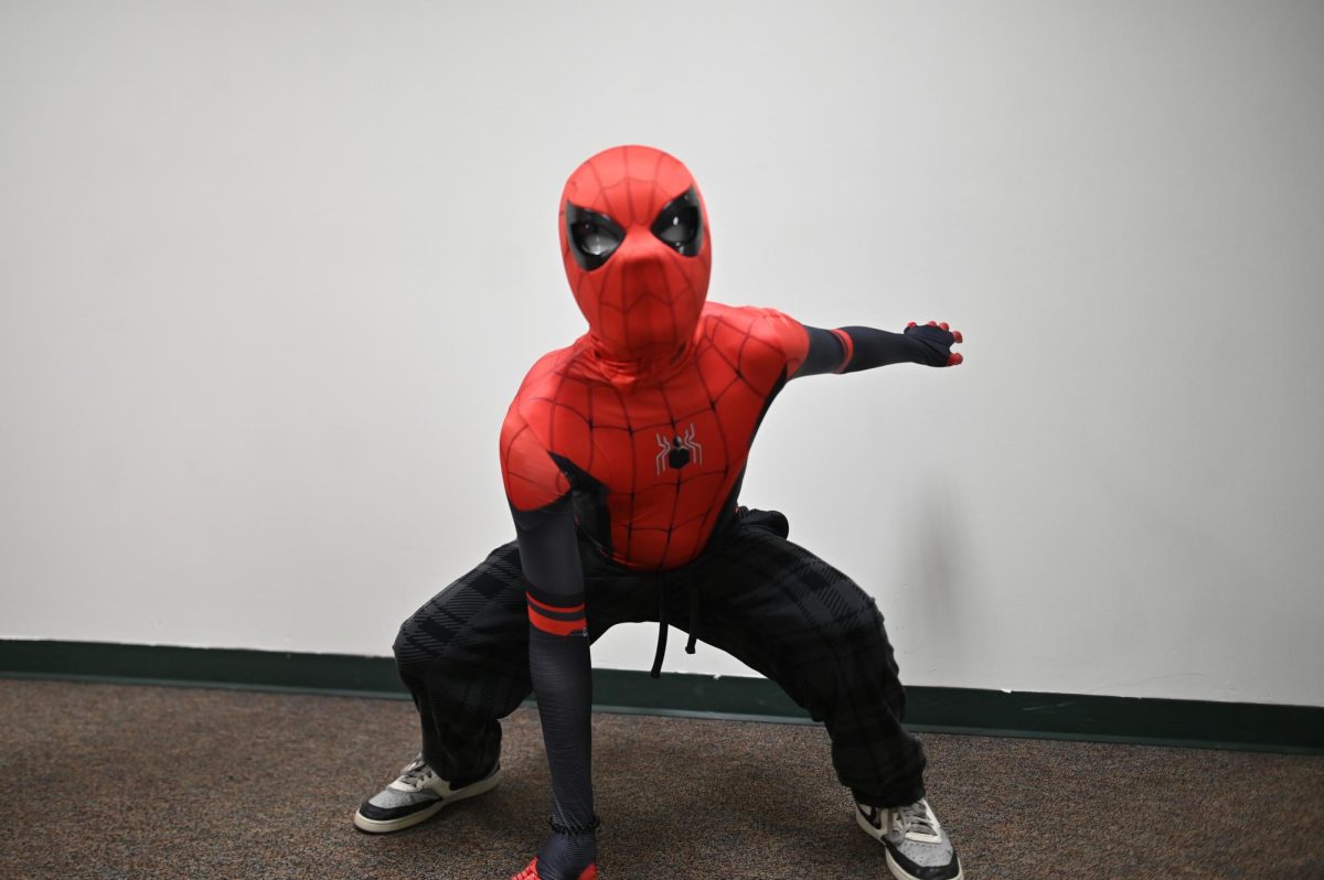 Aj Mura as spiderman