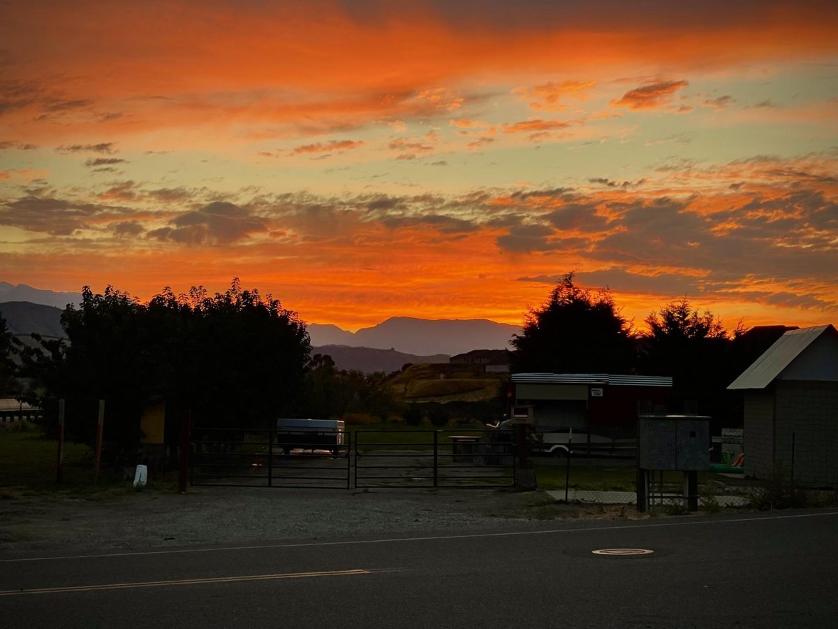 Sunset in Rathdrum yard