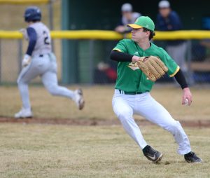 Luke Knight throws the ball. 