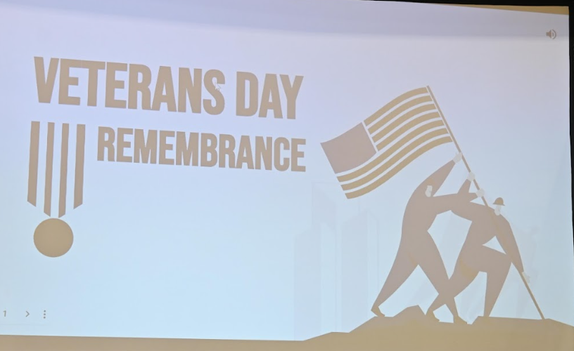 Honoring our Veterans of Lakeland High school at the 2025 Veterans Day Assembly