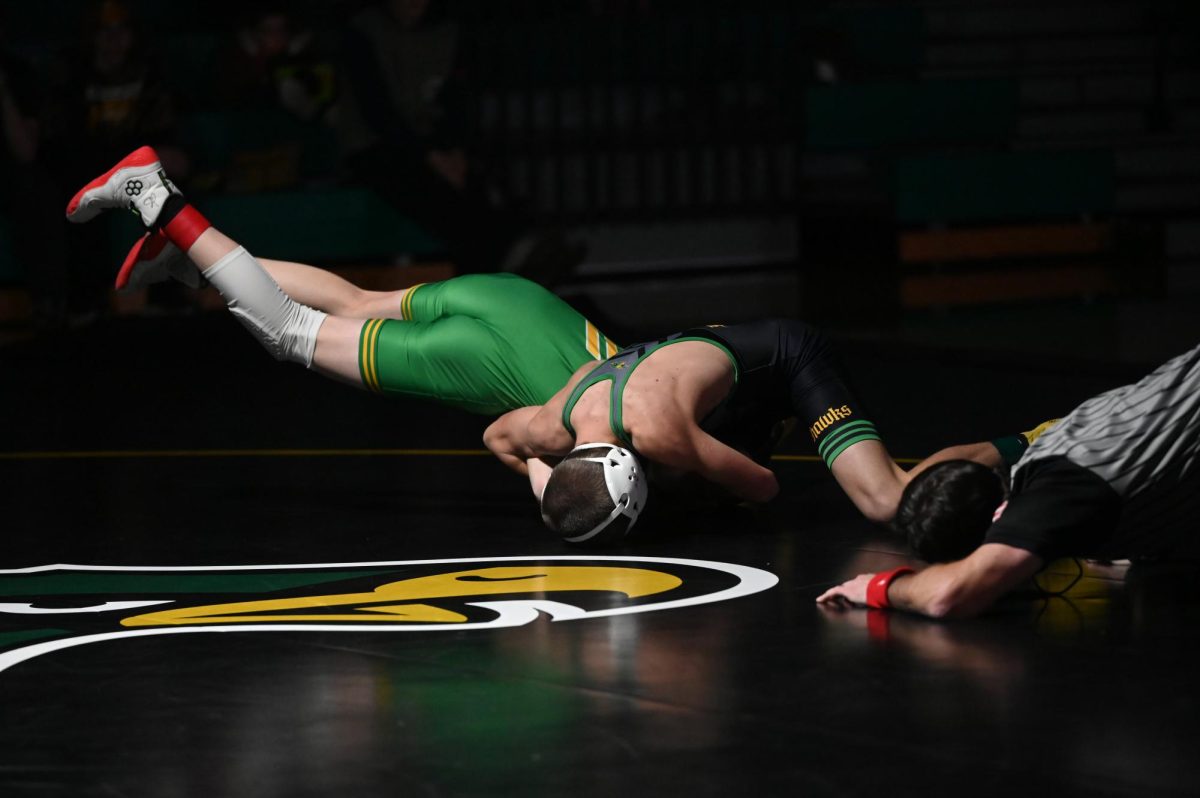 Bryan Patrick Wrestling at the 2025-2026 season green and gold dual